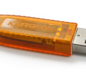 kaztoken - аналог etoken. пароль пользователя 12345678, пароль администратора 87654321